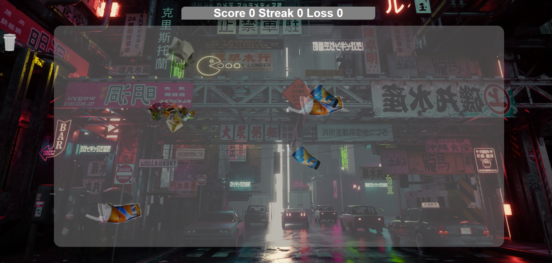 Screenshot di Acchiappa la spazzatura!